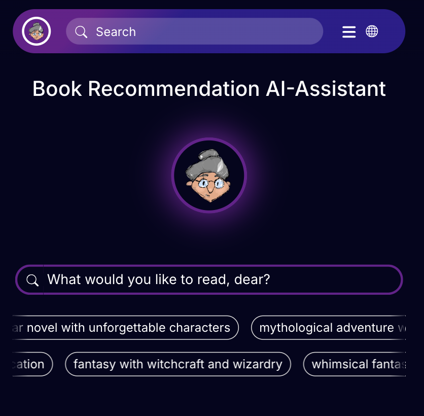 personalized book recommendations